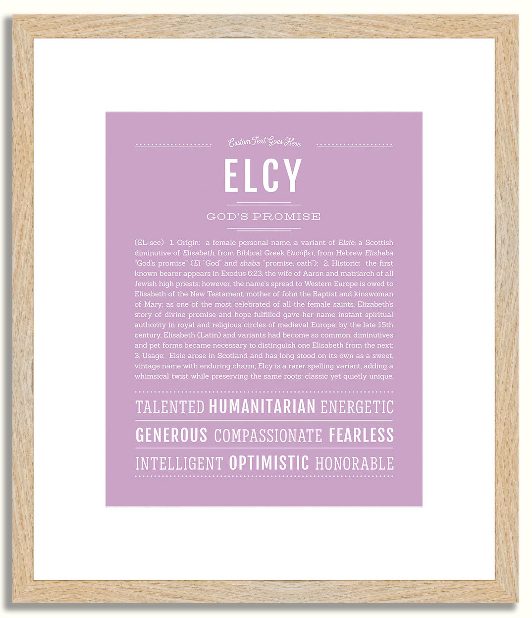 Elcy | Name Art Print