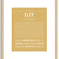 Elcy | Name Art Print