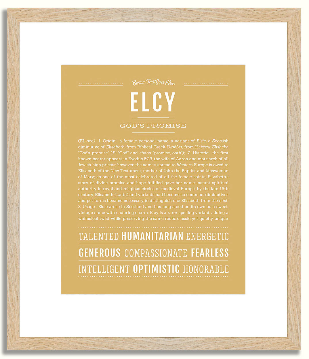 Elcy | Name Art Print