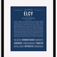 Elcy | Name Art Print