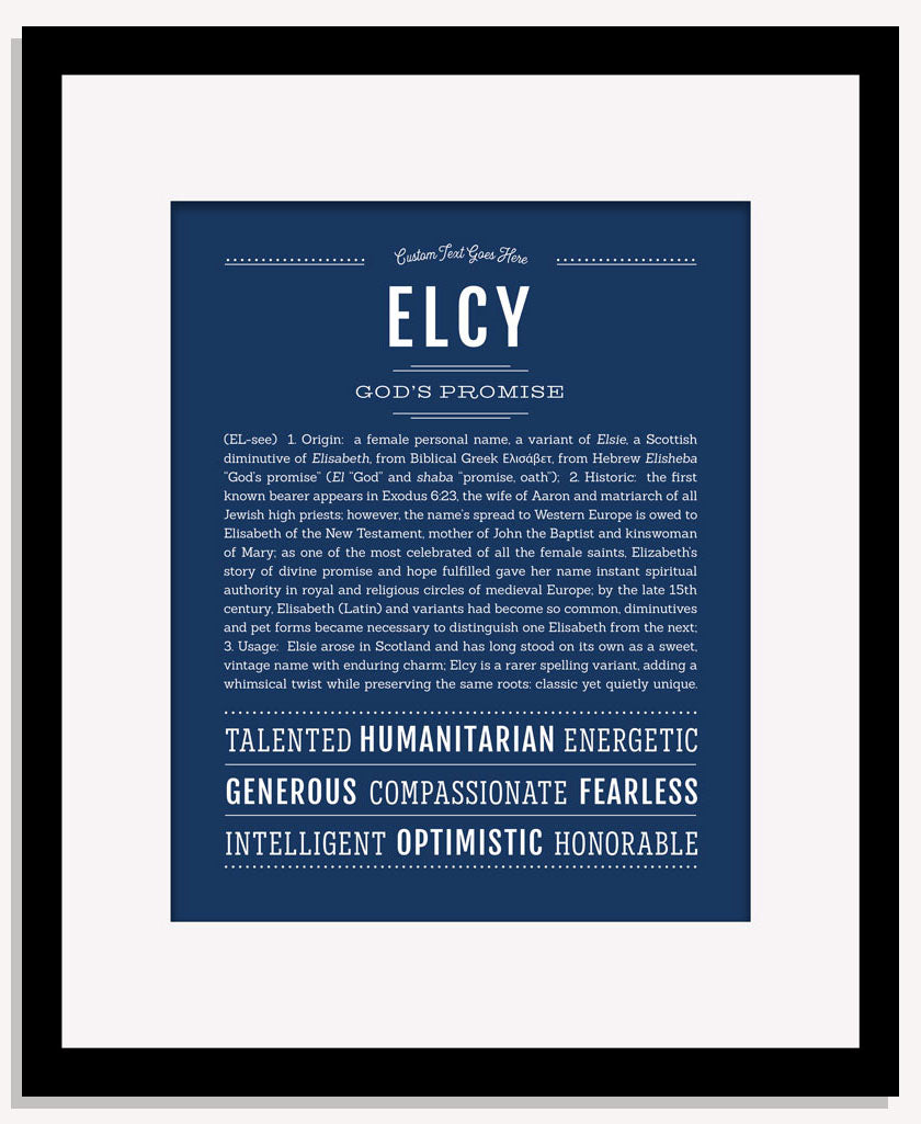 Elcy | Name Art Print