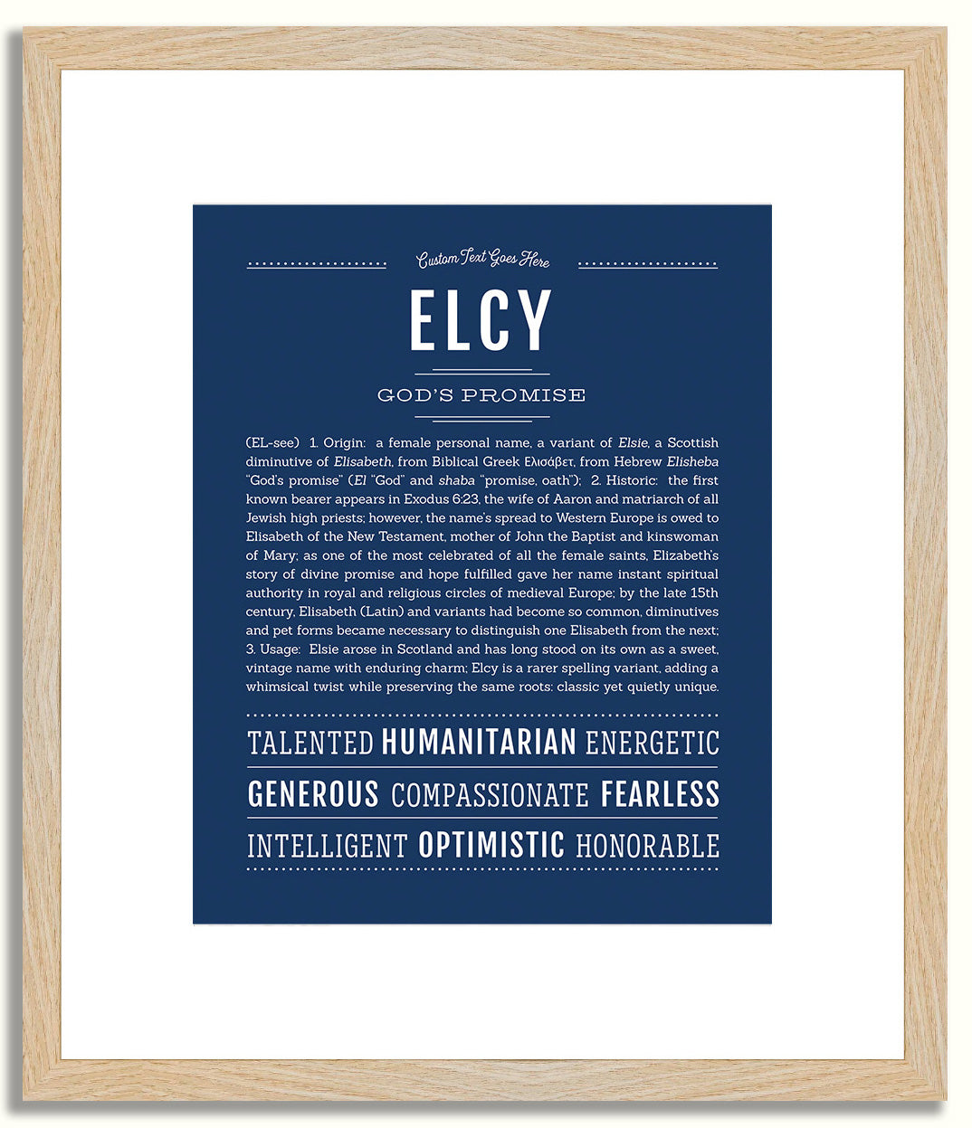 Elcy | Name Art Print