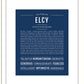 Elcy | Name Art Print