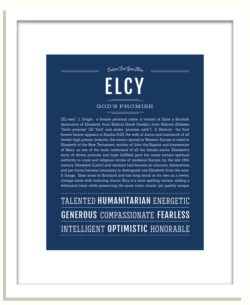 Elcy | Name Art Print