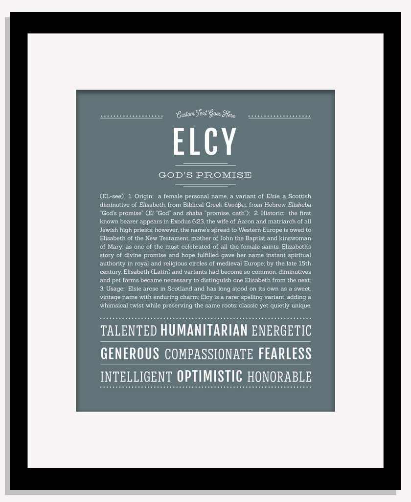 Elcy | Name Art Print
