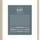 Elcy | Name Art Print