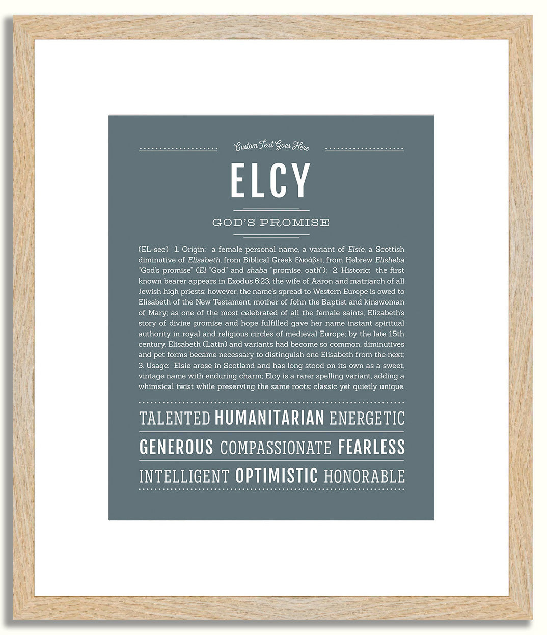 Elcy | Name Art Print