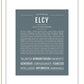 Elcy | Name Art Print