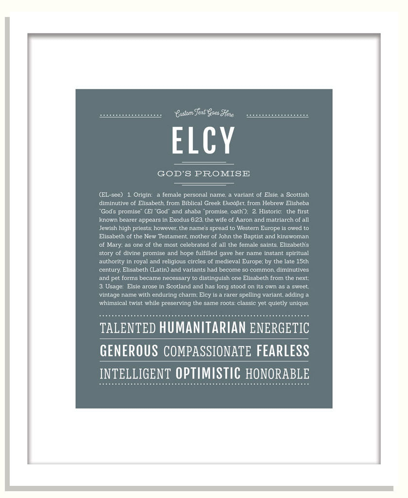 Elcy | Name Art Print