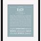Elcy | Name Art Print