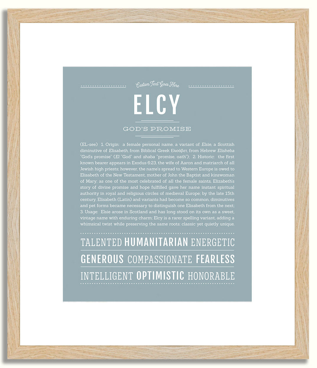 Elcy | Name Art Print