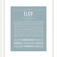 Elcy | Name Art Print