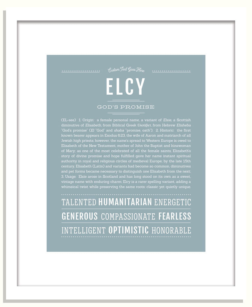 Elcy | Name Art Print