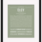 Elcy | Name Art Print