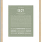 Elcy | Name Art Print
