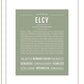 Elcy | Name Art Print