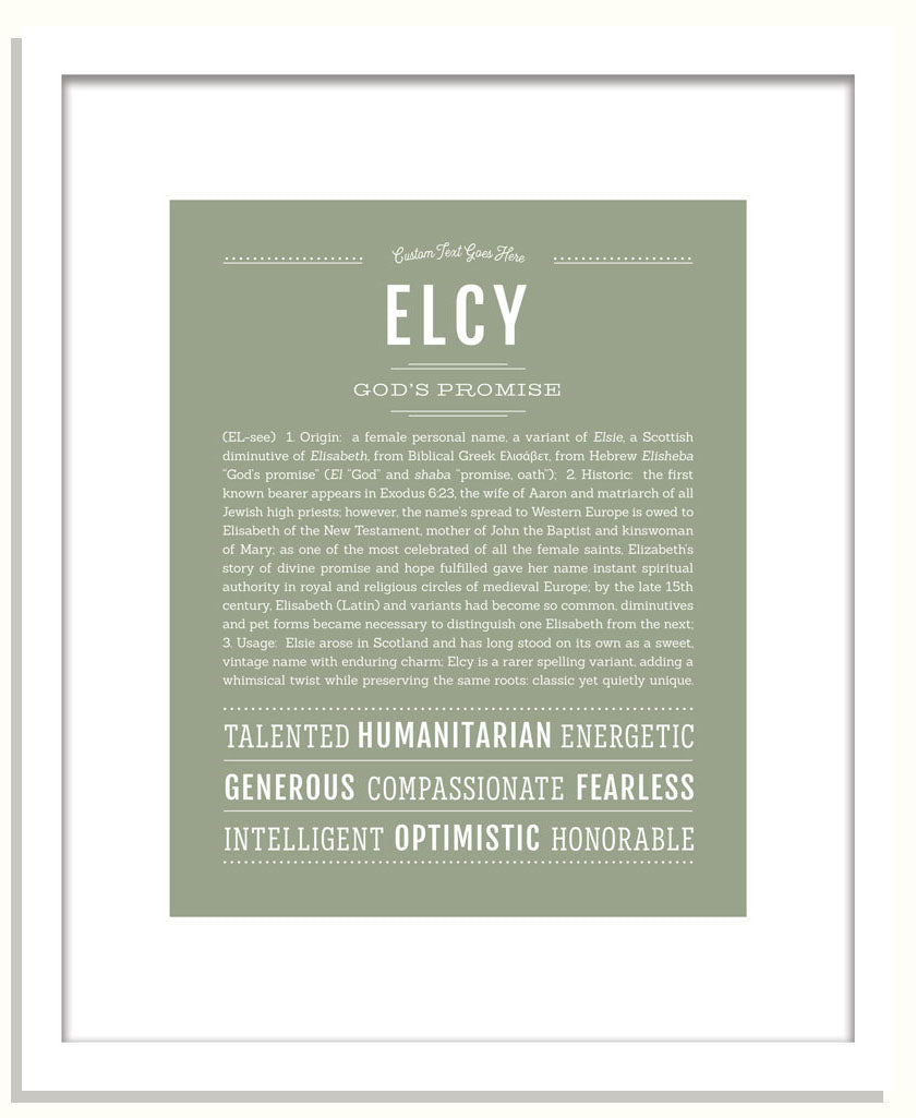 Elcy | Name Art Print