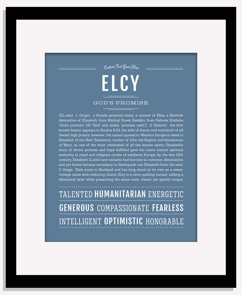 Elcy | Name Art Print