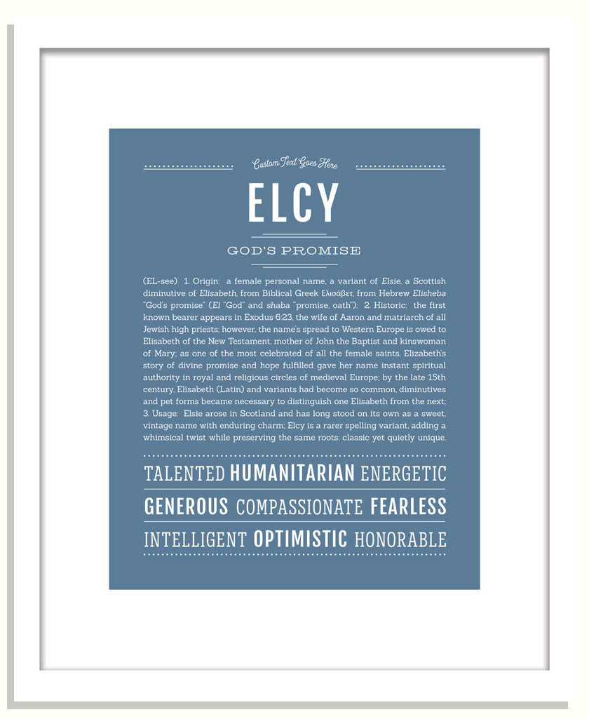 Elcy | Name Art Print