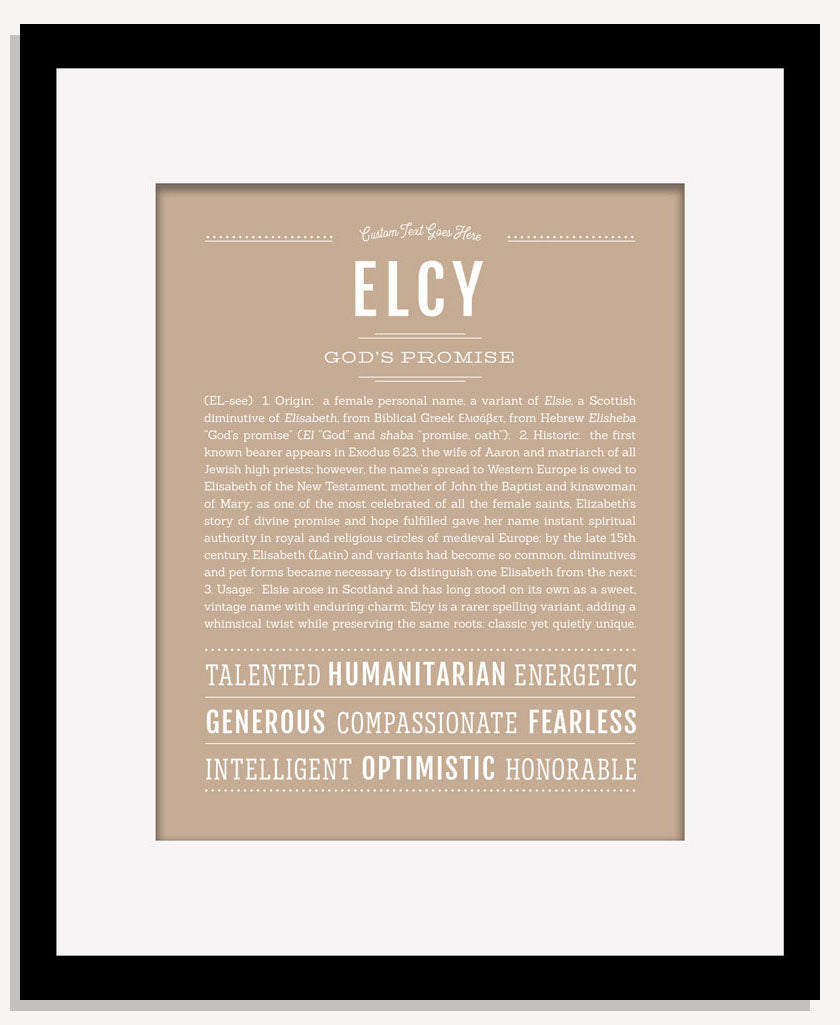 Elcy | Name Art Print