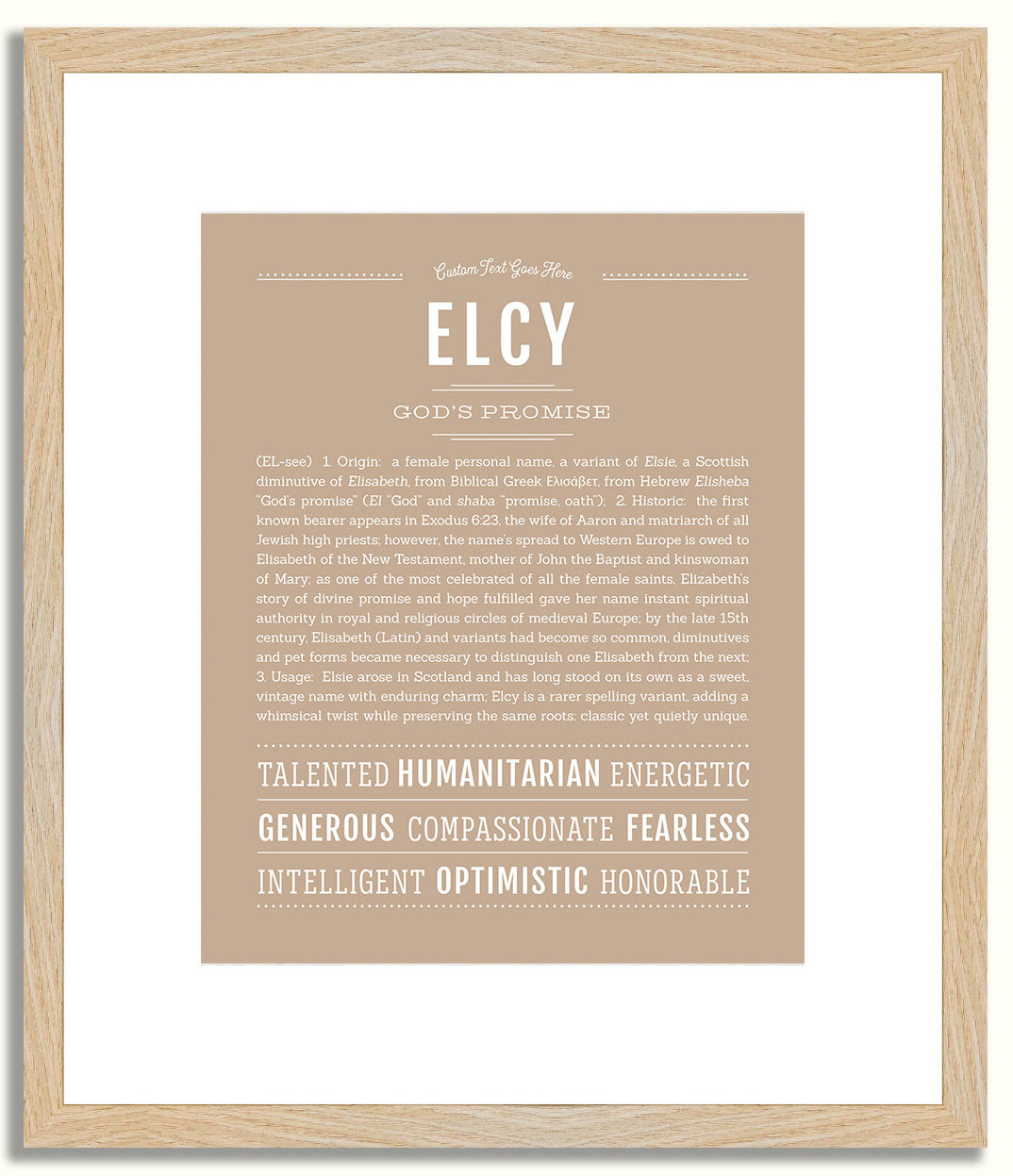 Elcy | Name Art Print