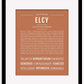 Elcy | Name Art Print
