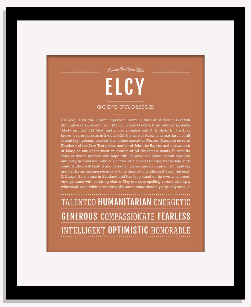 Elcy | Name Art Print