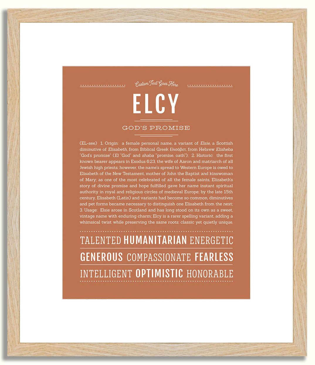 Elcy | Name Art Print