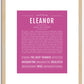 Eleanor | Name Art Print