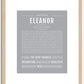 Eleanor | Name Art Print