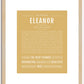 Eleanor | Name Art Print