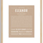 Eleanor | Name Art Print