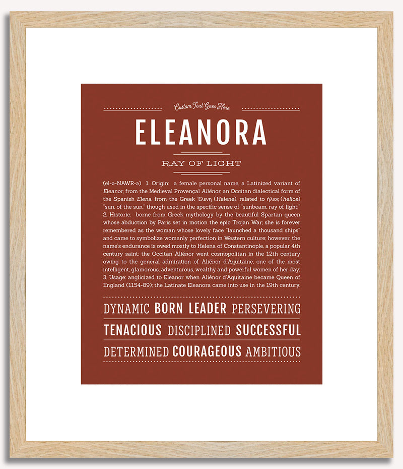 Eleanora | Name Art Print