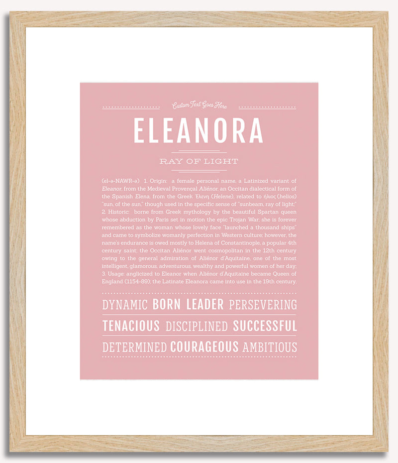 Eleanora | Name Art Print