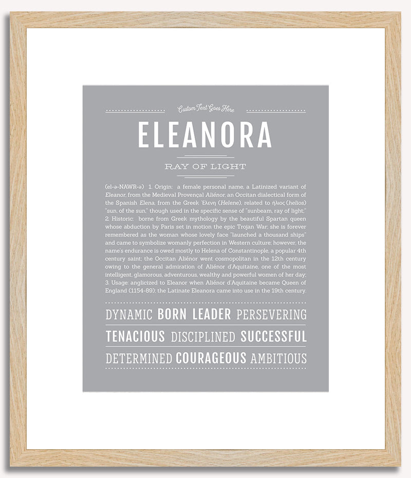 Eleanora | Name Art Print