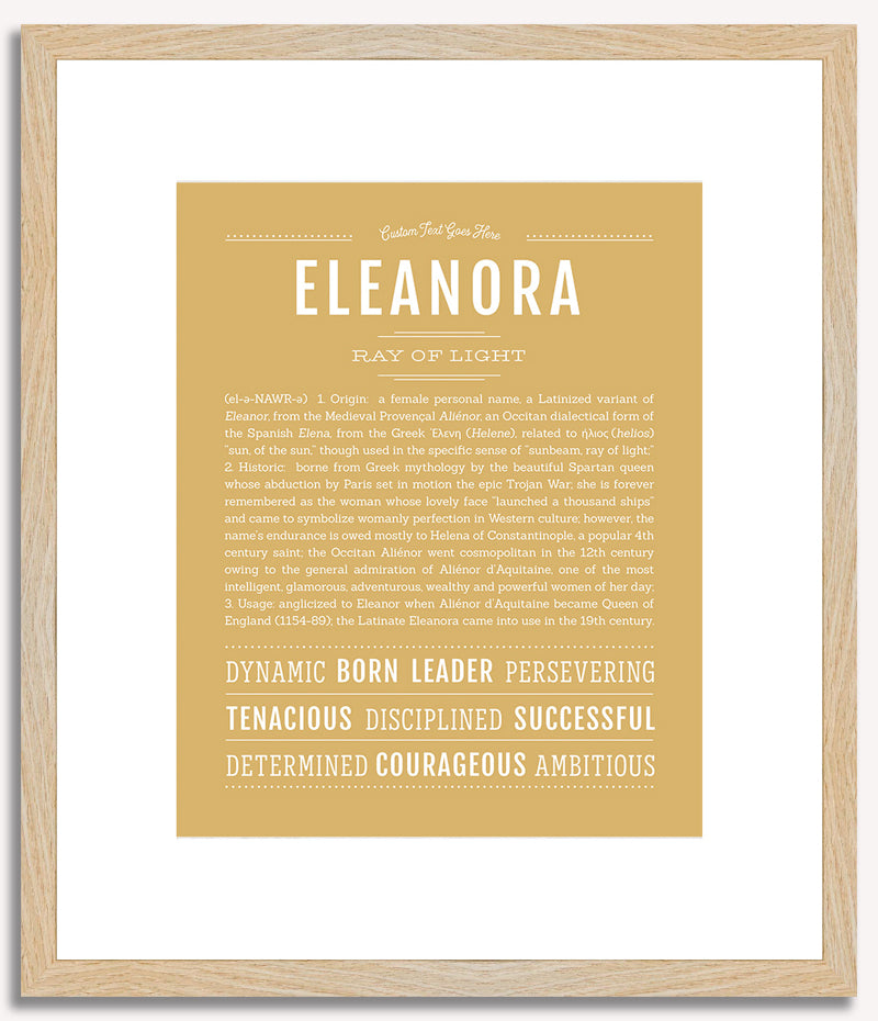 Eleanora | Name Art Print