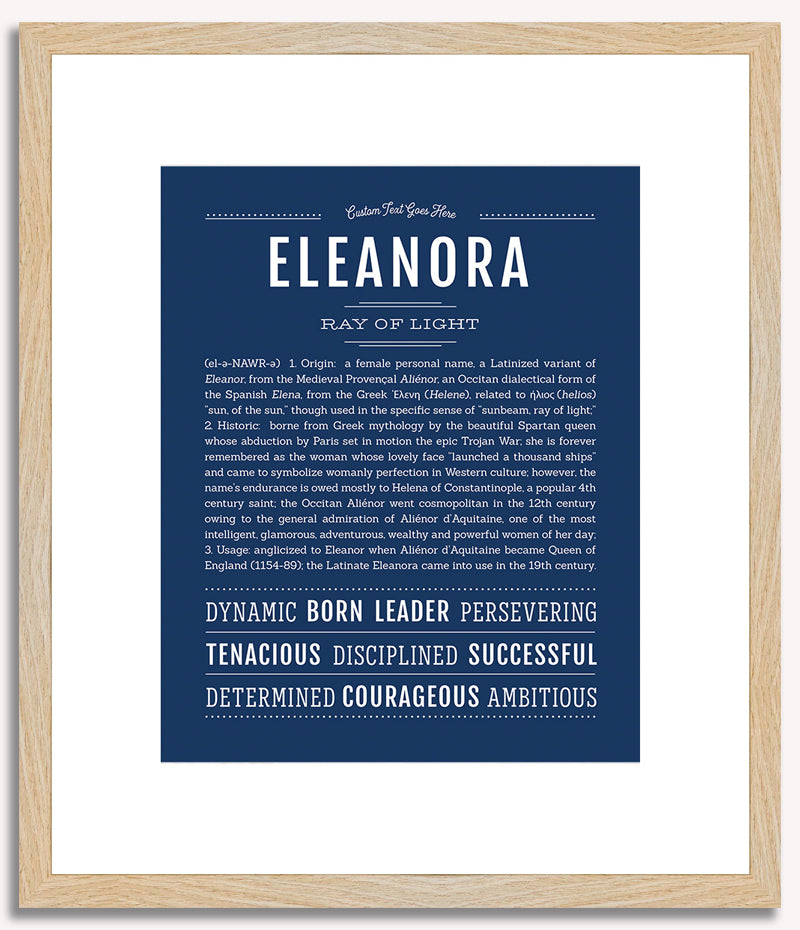 Eleanora | Name Art Print