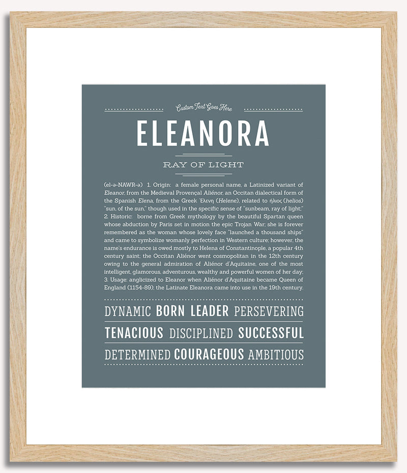 Eleanora | Name Art Print