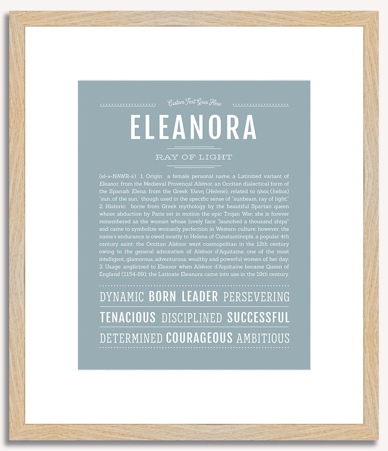 Eleanora | Name Art Print