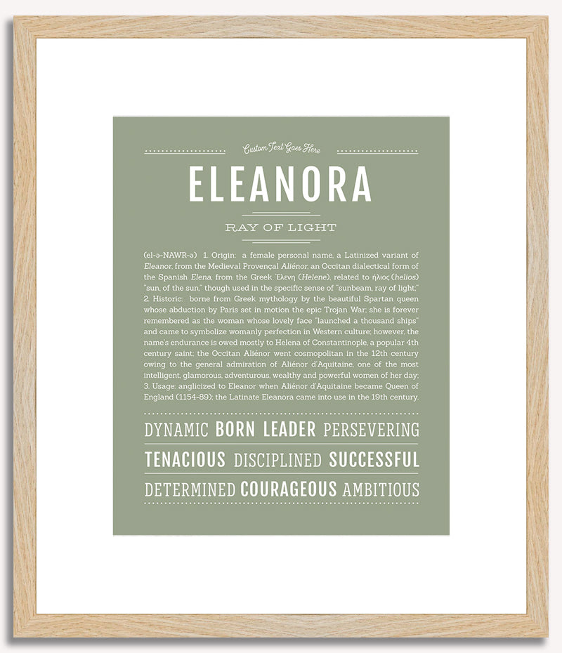 Eleanora | Name Art Print