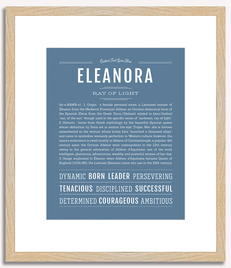 Eleanora | Name Art Print