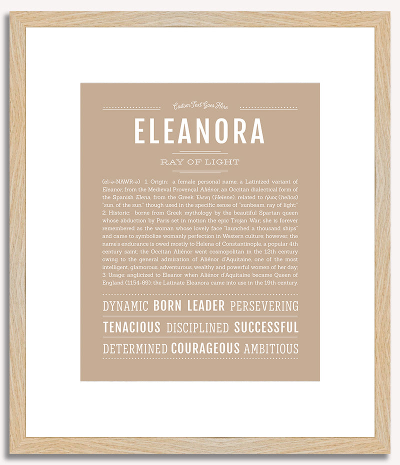 Eleanora | Name Art Print