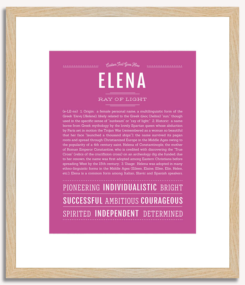 Elena | Name Art Print