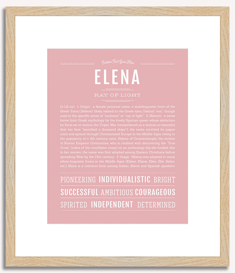 Elena | Name Art Print