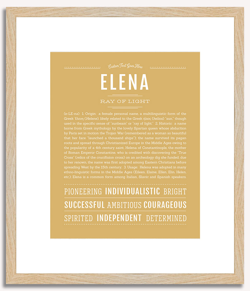 Elena | Name Art Print