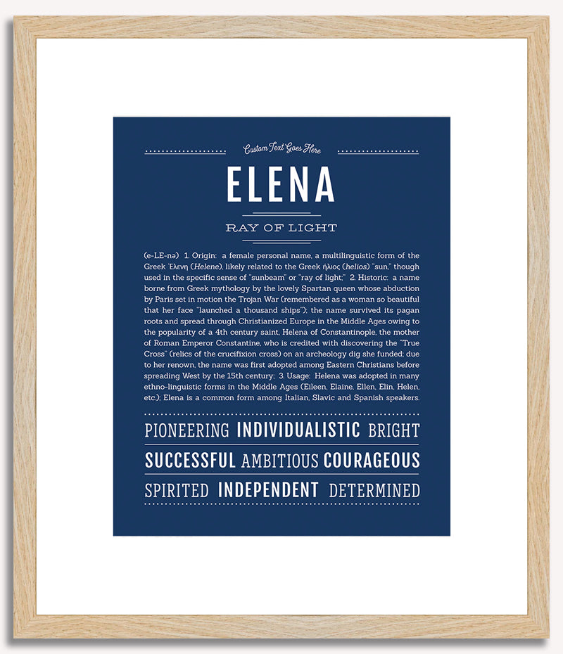 Elena | Name Art Print