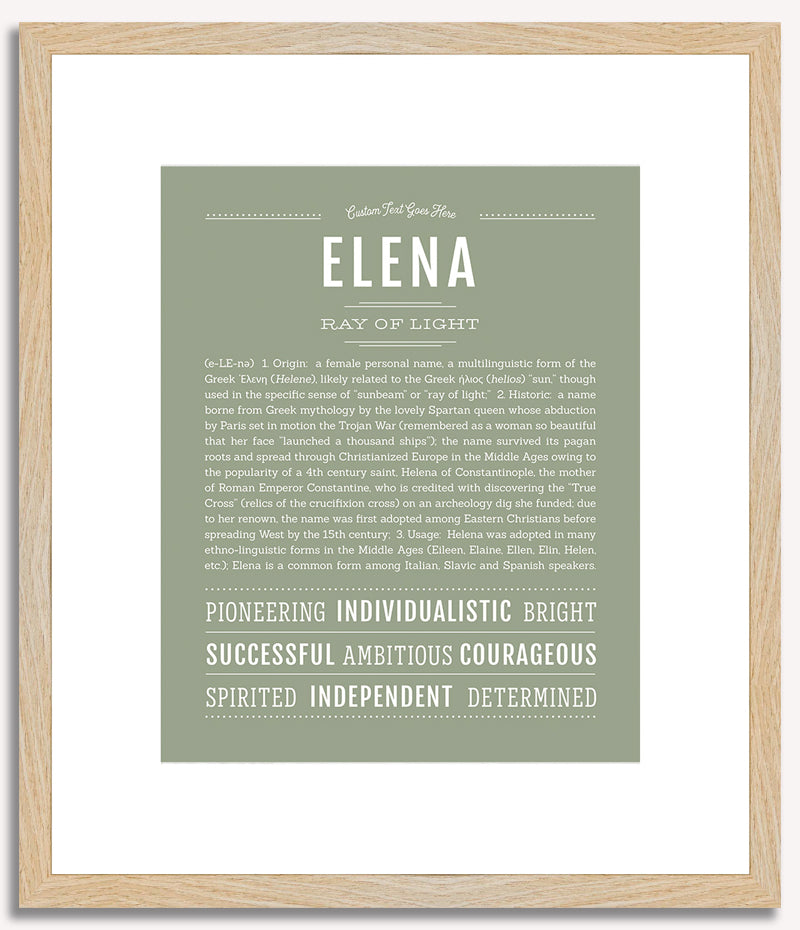 Elena | Name Art Print