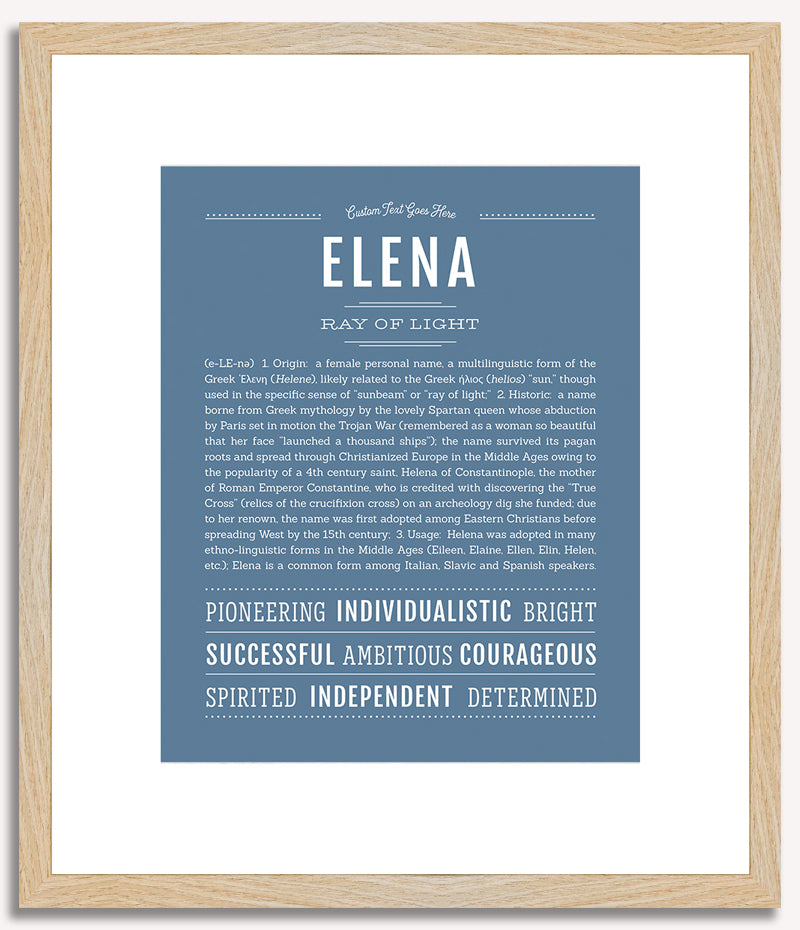 Elena | Name Art Print