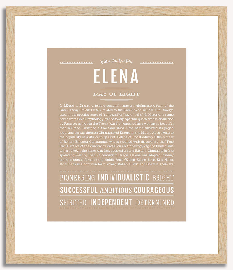 Elena | Name Art Print