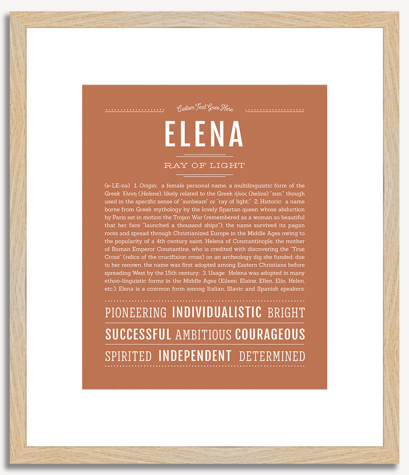 Elena | Name Art Print